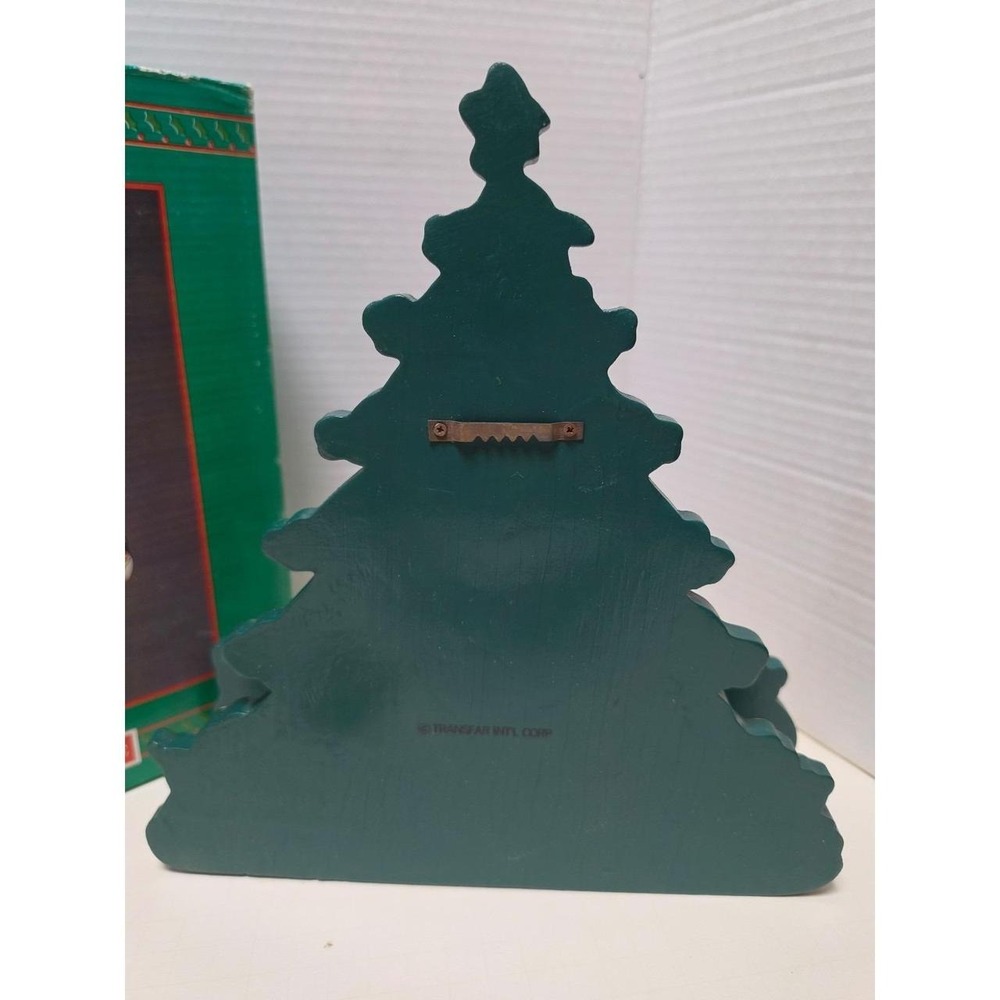 House of Lloyd "Around the World" Christmas wooden advent tree Bears - Picture 2 of 4